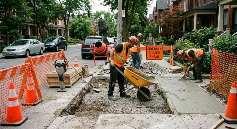 Concrete Sidewalk Construction Service